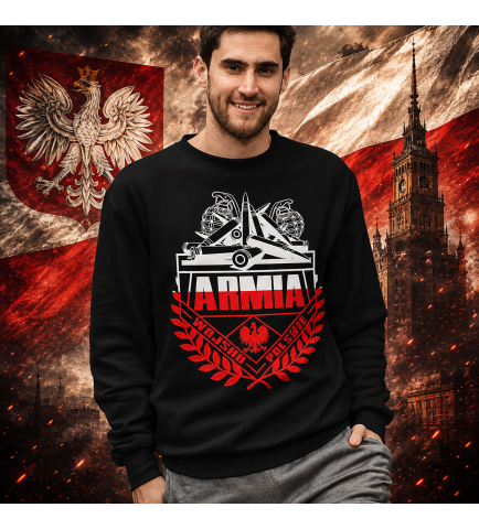 Bluza- ARMIA (BIAŁO-CZERWONY)